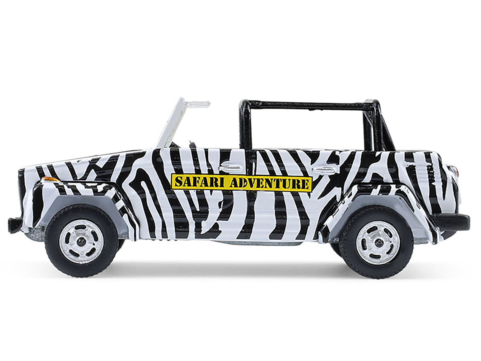 1974 Volkswagen Thing (Type 181) "Safari Adventure" Black and White Zebra Stripes "Club Vee-Dub" Series 21 1/64 Diecast Model Car by Greenlight - image 2