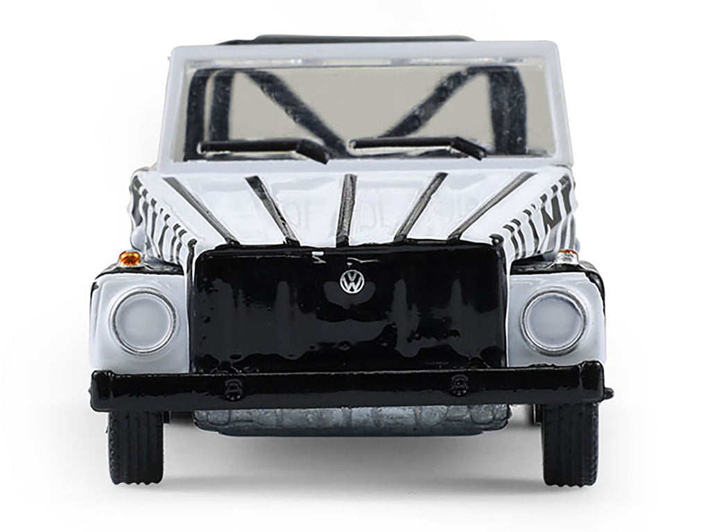 1974 Volkswagen Thing (Type 181) "Safari Adventure" Black and White Zebra Stripes "Club Vee-Dub" Series 21 1/64 Diecast Model Car by Greenlight - image 4