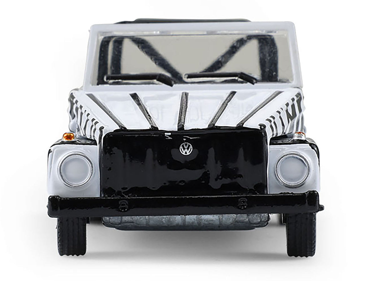 1974 Volkswagen Thing (Type 181) "Safari Adventure" Black and White Zebra Stripes "Club Vee-Dub" Series 21 1/64 Diecast Model Car by Greenlight - image 4