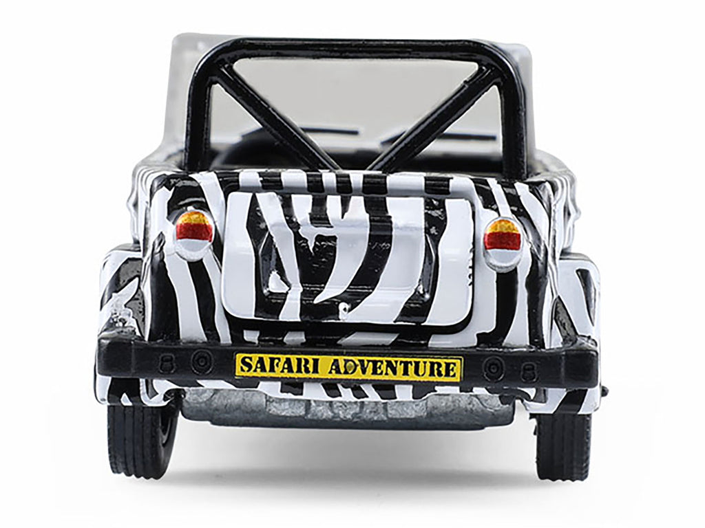 1974 Volkswagen Thing (Type 181) "Safari Adventure" Black and White Zebra Stripes "Club Vee-Dub" Series 21 1/64 Diecast Model Car by Greenlight - image 5