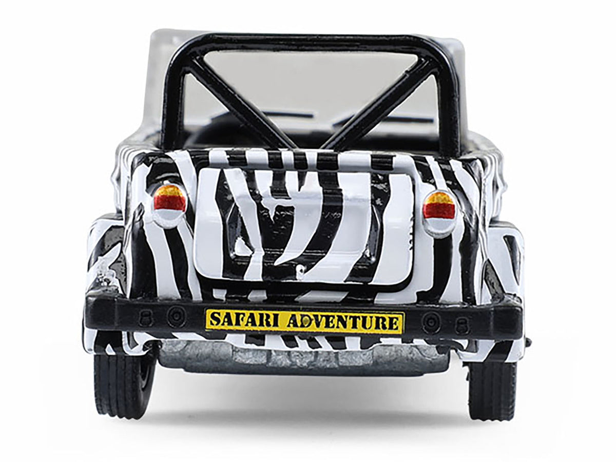 1974 Volkswagen Thing (Type 181) "Safari Adventure" Black and White Zebra Stripes "Club Vee-Dub" Series 21 1/64 Diecast Model Car by Greenlight - image 5