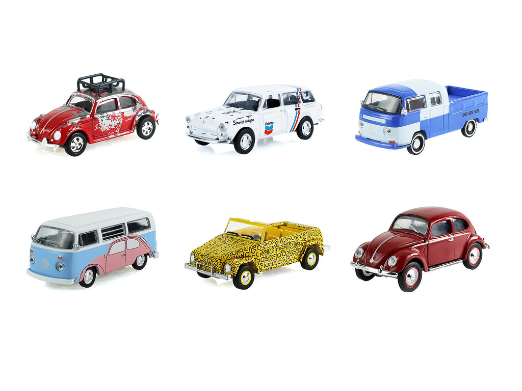 "Club Vee-Dub" Series 22 Set of 6 pieces 1/64 Diecast Model Cars by Greenlight - image 2