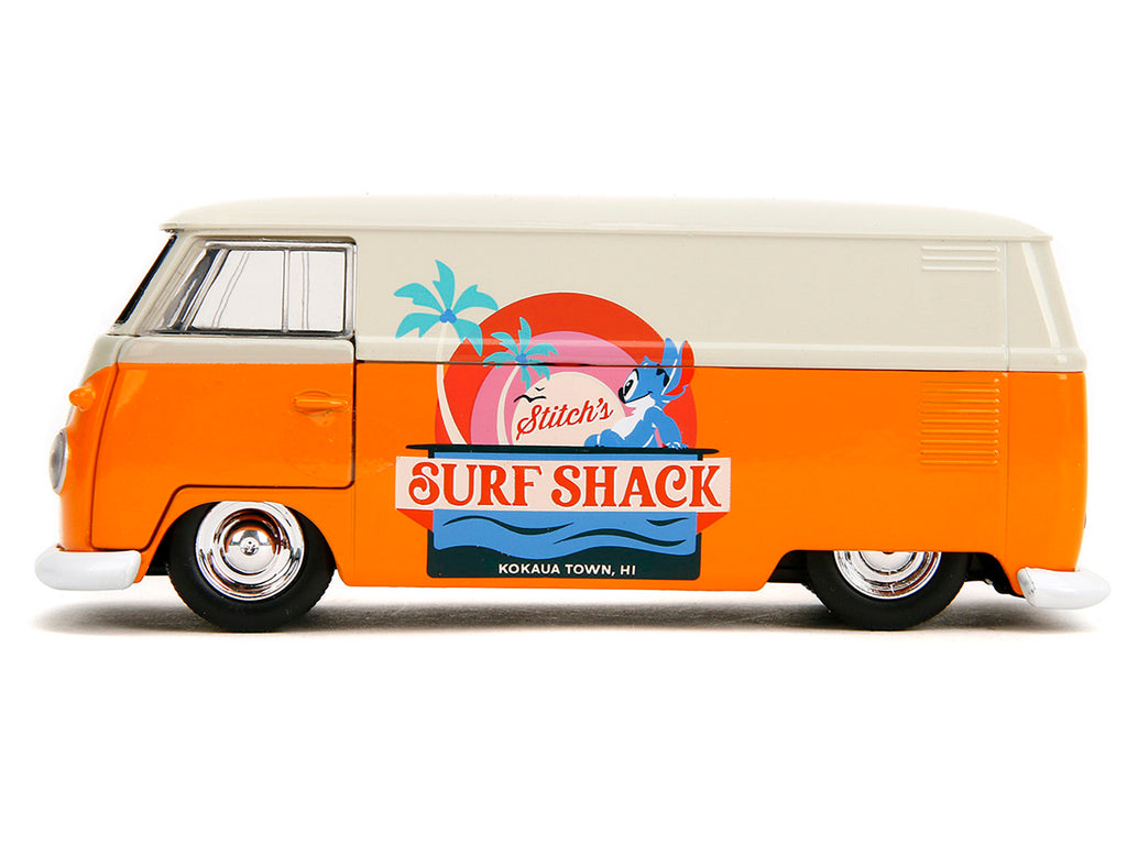 1961 Volkswagen Bus "Stitch's Surf Shack" Orange and Gray "Disney's Stitch" "Hollywood Rides" Series 1/32 Diecast Model Car by Jada - image 3