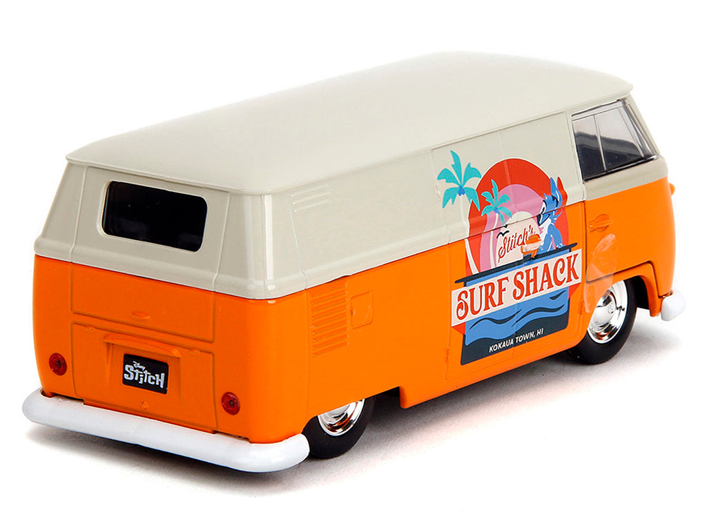 1961 Volkswagen Bus "Stitch's Surf Shack" Orange and Gray "Disney's Stitch" "Hollywood Rides" Series 1/32 Diecast Model Car by Jada - image 4