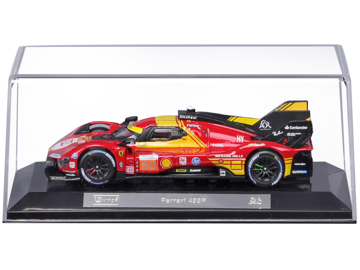 Ferrari 499P #50 Antonio Fuoco - Miguel Molina - Nicklas Nielsen "Ferrari AF Corse" Winner "24 Hours of Le Mans" (2024) "Racing" Series 1/43 Diecast Model Car by Bburago - image 5