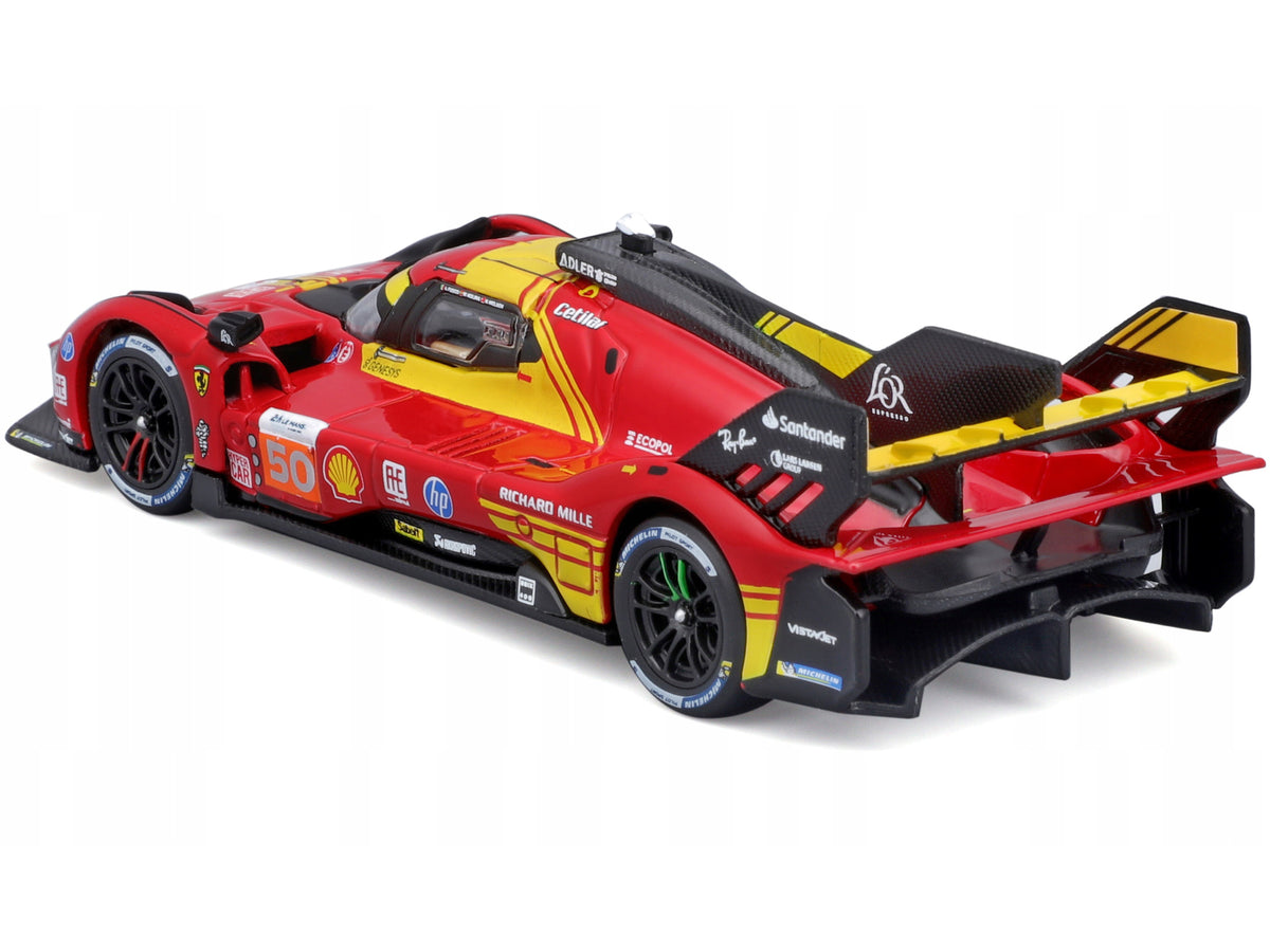 Ferrari 499P #50 Antonio Fuoco - Miguel Molina - Nicklas Nielsen "Ferrari AF Corse" Winner "24 Hours of Le Mans" (2024) "Racing" Series 1/43 Diecast Model Car by Bburago - image 2
