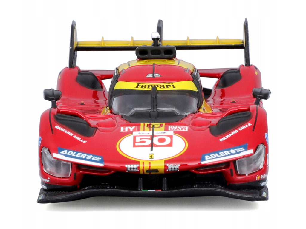 Ferrari 499P #50 Antonio Fuoco - Miguel Molina - Nicklas Nielsen "Ferrari AF Corse" Winner "24 Hours of Le Mans" (2024) "Racing" Series 1/43 Diecast Model Car by Bburago - image 4