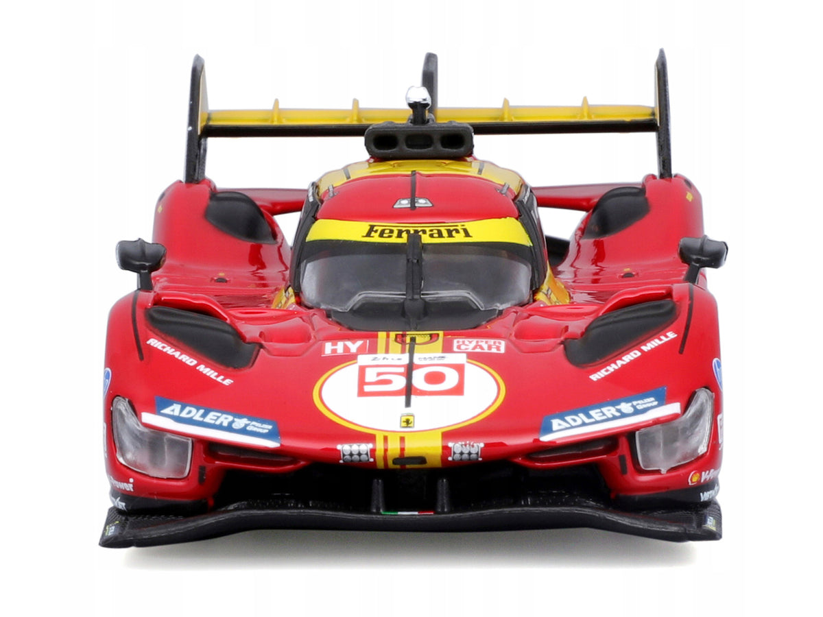 Ferrari 499P #50 Antonio Fuoco - Miguel Molina - Nicklas Nielsen "Ferrari AF Corse" Winner "24 Hours of Le Mans" (2024) "Racing" Series 1/43 Diecast Model Car by Bburago - image 4