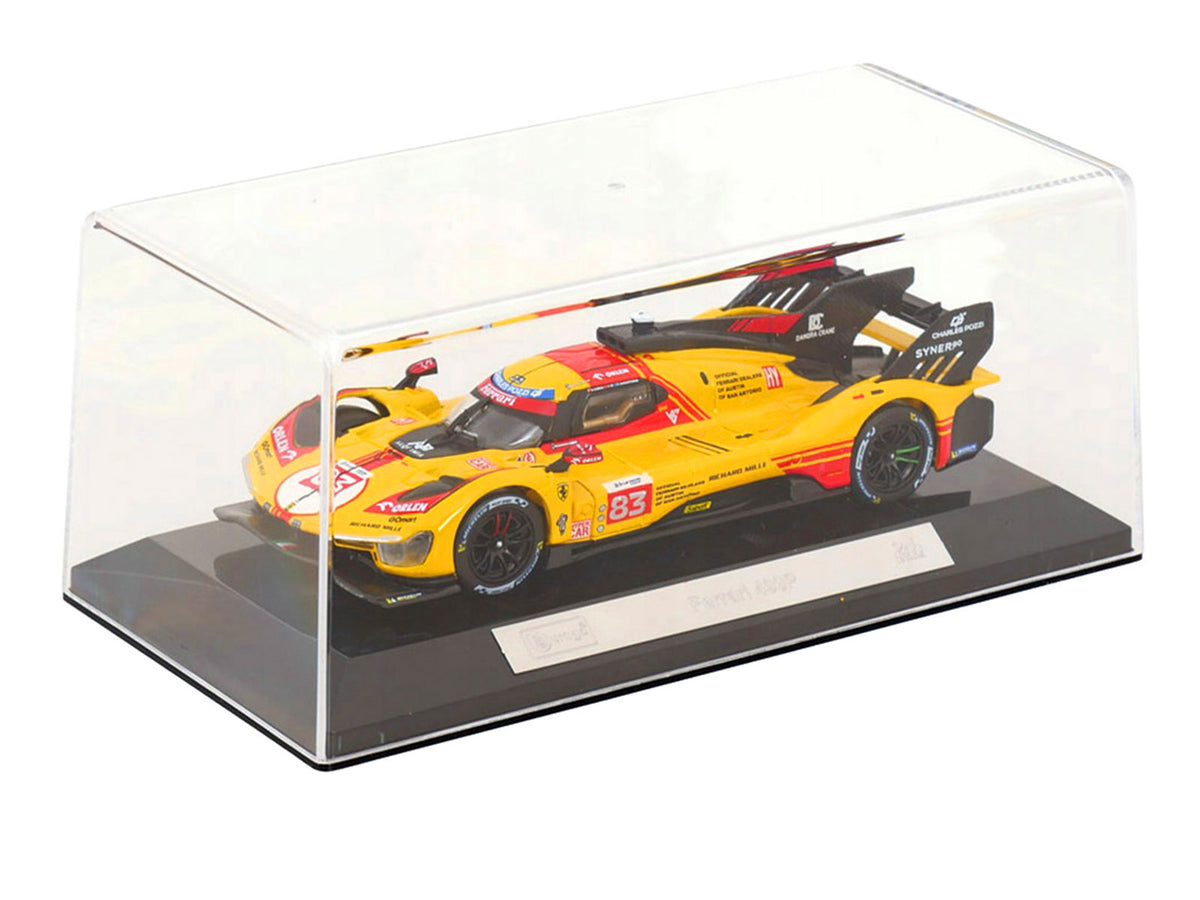 Ferrari 499P #83 Robert Kubica - Robert Shwartzman - Yifei Ye "24 Hours of Le Mans" (2024) "Racing" Series 1/43 Diecast Model Car by Bburago - image 4