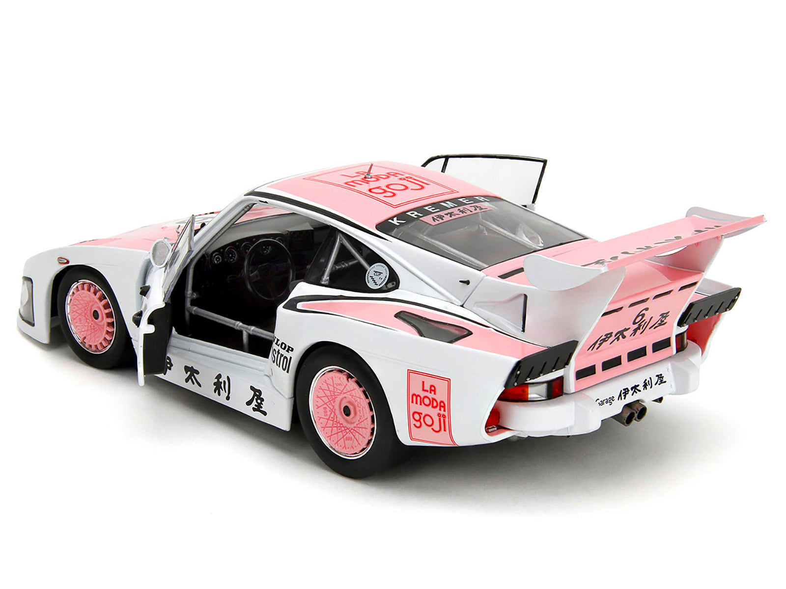 Porsche 935 K3 #6 Bob Wollek - Henri Pescarolo Winner "Suzuka 1000KM" (1981) "Pink Slips" Series 1/18 Diecast Model Car by Jada - image 4