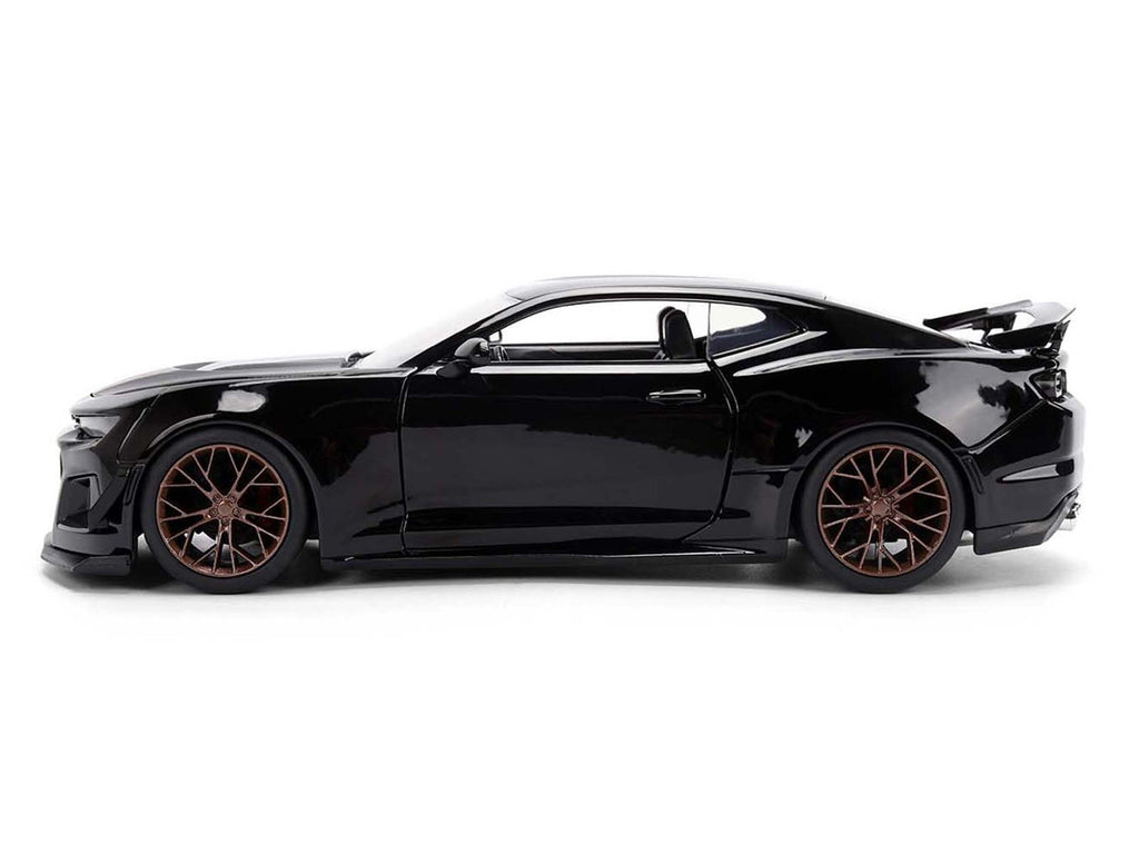 2024 Chevrolet Camaro ZL1 1LE Black "Fast X" (2023) Movie "Fast & Furious 25th Anniversary" Series 1/24 Diecast Model Car by Jada - image 3