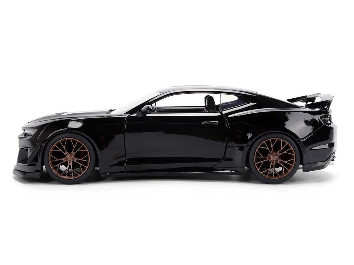 2024 Chevrolet Camaro ZL1 1LE Black "Fast X" (2023) Movie "Fast & Furious 25th Anniversary" Series 1/24 Diecast Model Car by Jada - image 3