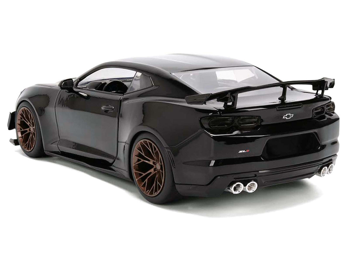 2024 Chevrolet Camaro ZL1 1LE Black "Fast X" (2023) Movie "Fast & Furious 25th Anniversary" Series 1/24 Diecast Model Car by Jada - image 5