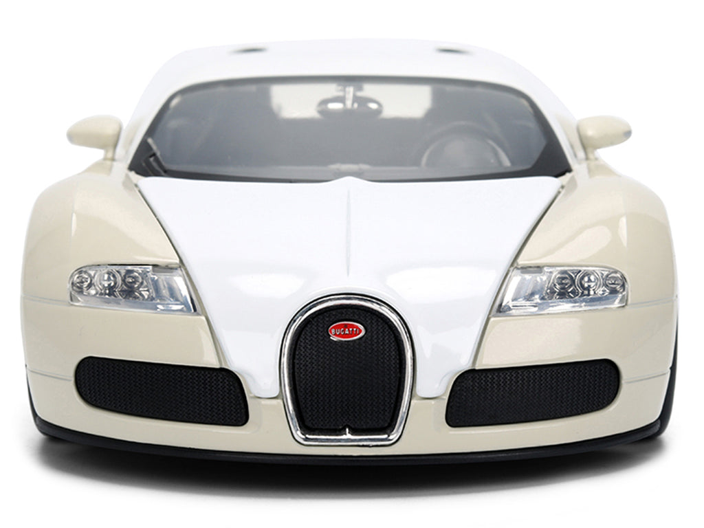 2011 Bugatti Veyron White and Tan "Furious 7" (2015) Movie "25 Years of Fast & Furious" Series 1/24 Diecast Model Car by Jada - image 5