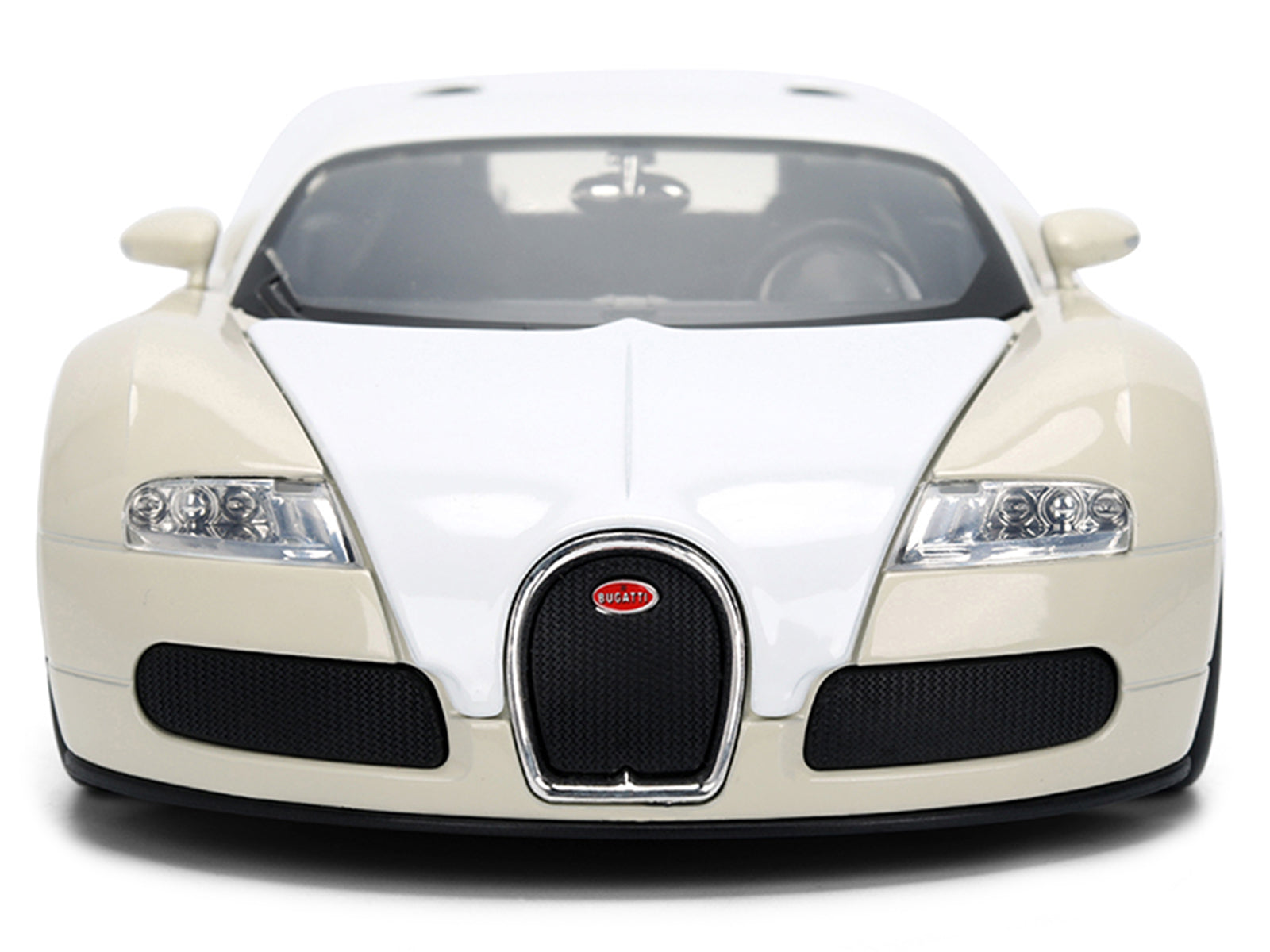 2011 Bugatti Veyron White and Tan "Furious 7" (2015) Movie "25 Years of Fast & Furious" Series 1/24 Diecast Model Car by Jada - image 5
