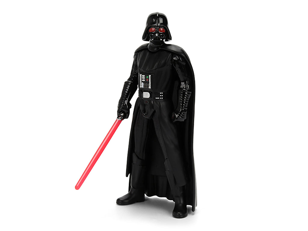 Porsche 911 GT3 RS (992) Black with Silver Hood and Graphics and Darth Vader Figure "Star Wars" Franchise "Hollywood Rides" Series 1/24 Diecast Model Car by Jada - image 5