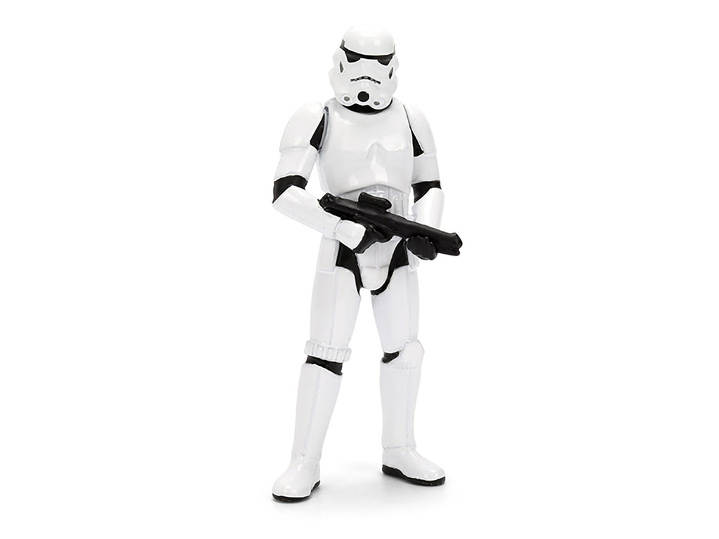 2021 Dodge Charger SRT Hellcat White with Graphics and Stormtrooper Figure "Star Wars" Franchise "Hollywood Rides" Series 1/24 Diecast Model Car by Jada - image 5