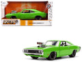 1970 Dodge Charger R/T Bright Green with Black Tail Stripe "Bigtime Muscle" Series 1/24 Diecast Model Car by Jada
