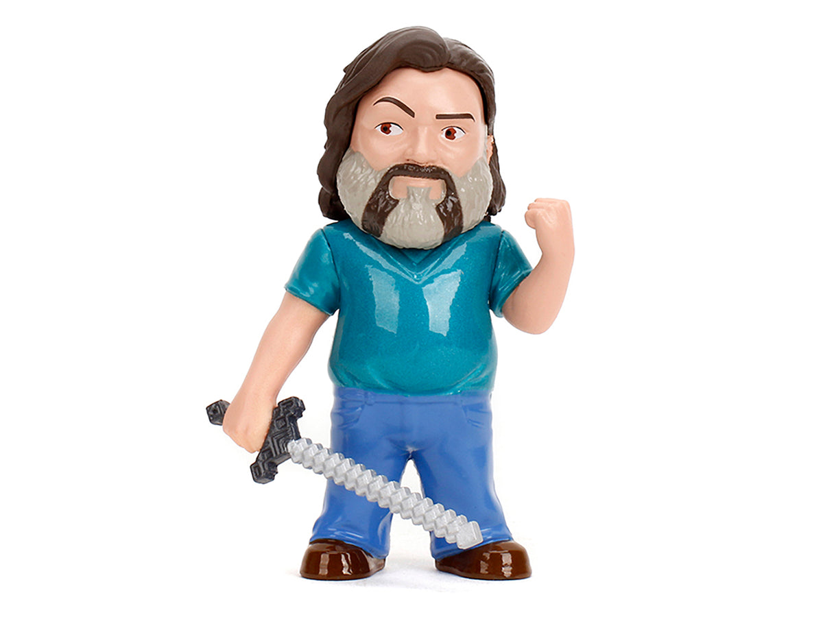 Set of 4 Diecast Figures "A Minecraft Movie" (2025) Movie "Metalfigs" Series Diecast Models by Jada - image 3