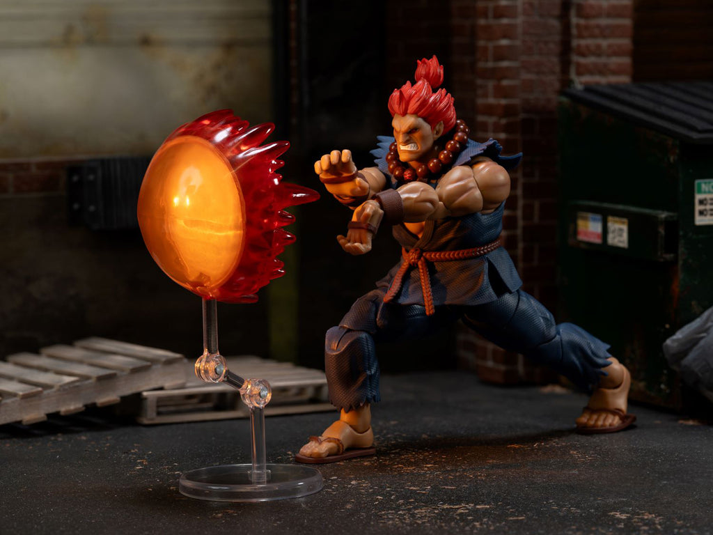 Akuma 6" Moveable Figure with Accessories and Alternate Head and Hands "Ultra Street Fighter II: The Final Challengers" (2017) Video Game Model by Jada - image 3
