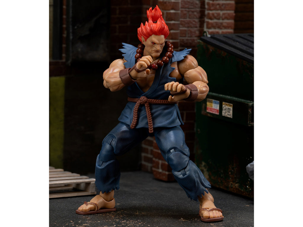 Akuma 6" Moveable Figure with Accessories and Alternate Head and Hands "Ultra Street Fighter II: The Final Challengers" (2017) Video Game Model by Jada - image 4