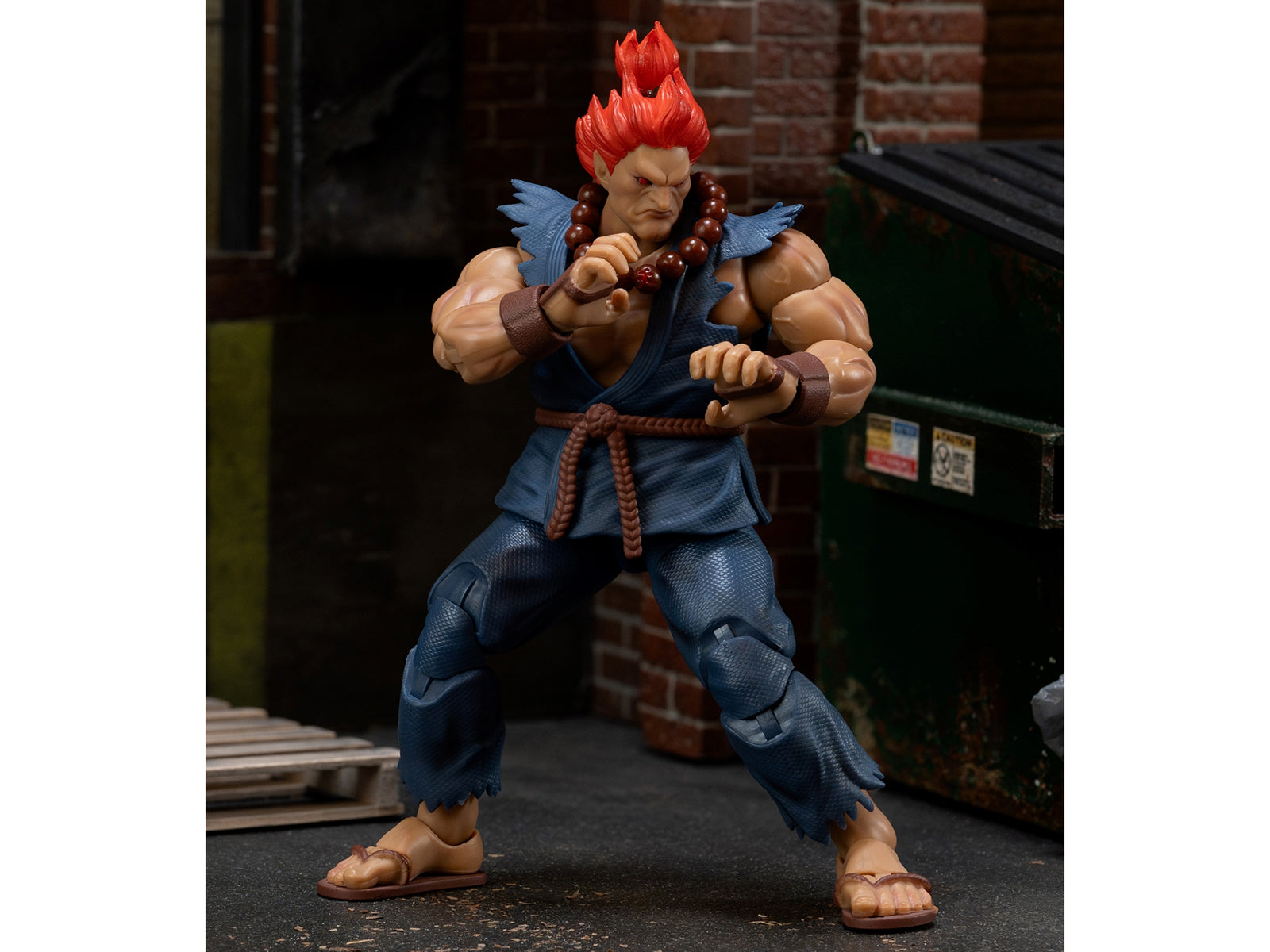 Akuma 6" Moveable Figure with Accessories and Alternate Head and Hands "Ultra Street Fighter II: The Final Challengers" (2017) Video Game Model by Jada - image 4