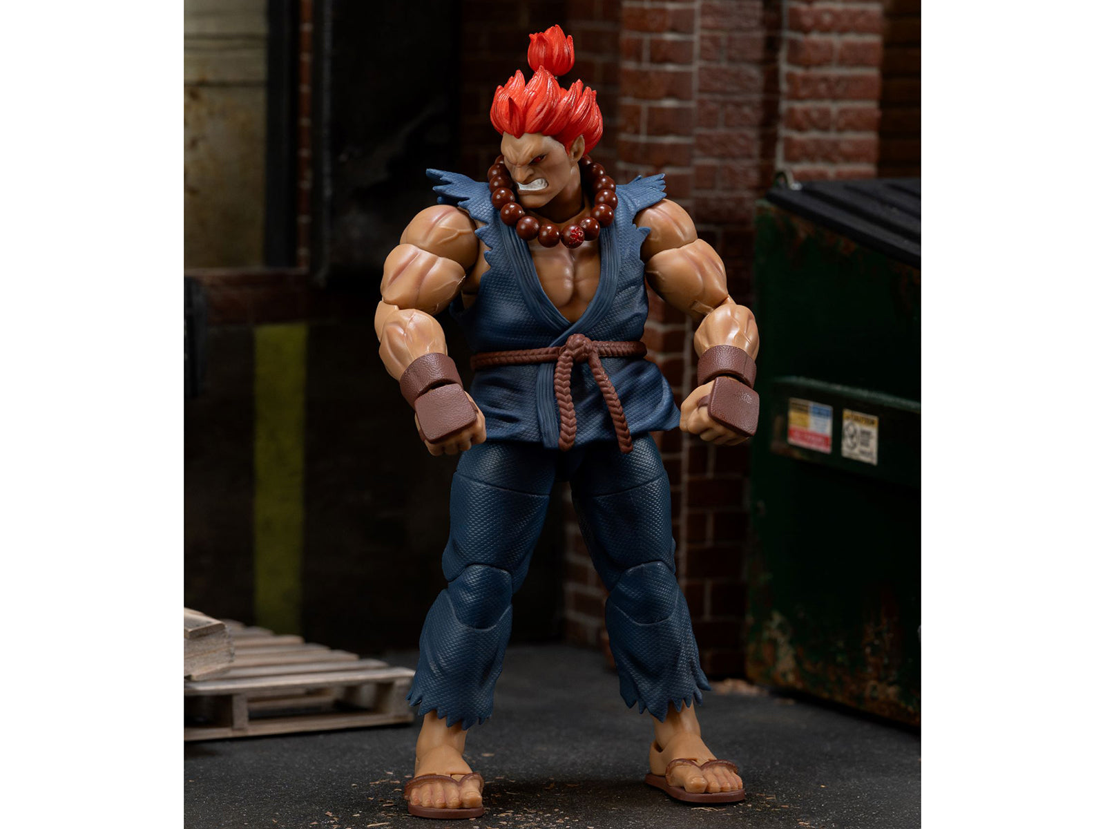 Akuma 6" Moveable Figure with Accessories and Alternate Head and Hands "Ultra Street Fighter II: The Final Challengers" (2017) Video Game Model by Jada - image 5