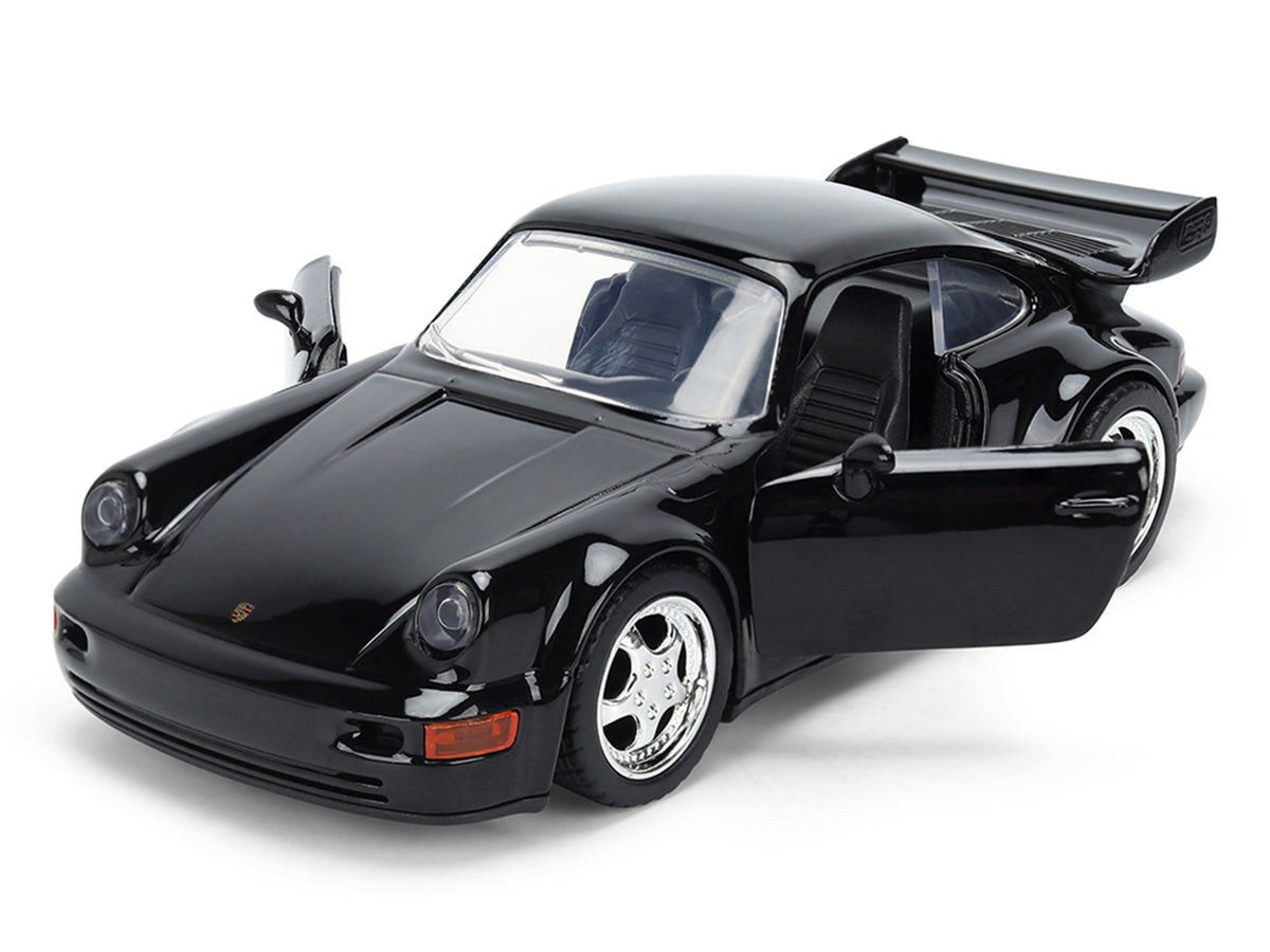 Porsche 911 Carrera RS 3.8 (964) Black "The Fast and the Furious: Tokyo Drift" (2006) Movie "25 Years of Fast & Furious" Series 1/32 Diecast Model Car by Jada