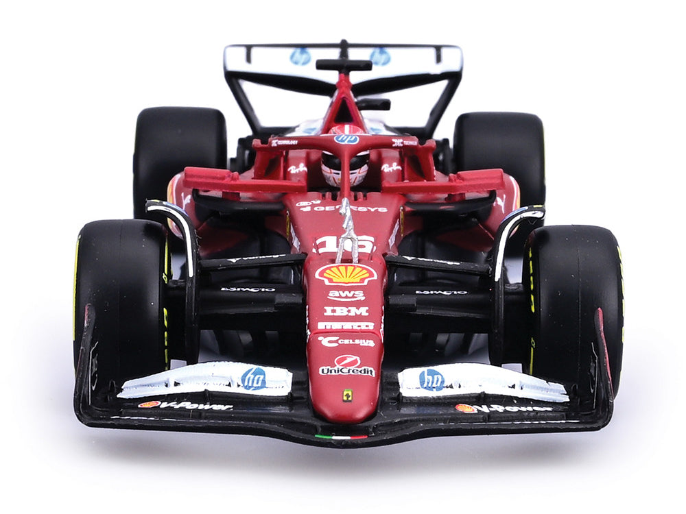 Ferrari SF-25 #16 Charles Leclerc Formula One F1 "World Championship" (2025) with Display Case 1/43 Diecast Model Car by Bburago - image 4