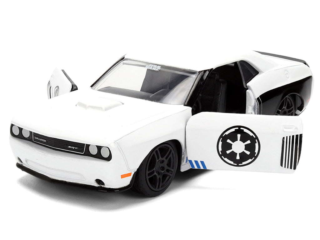 2012 Dodge Challenger SRT8 "Stormtrooper" Livery White with Graphics "Star Wars" Franchise "Hollywood Rides" Series 1/32 Diecast Model Car by Jada - image 2