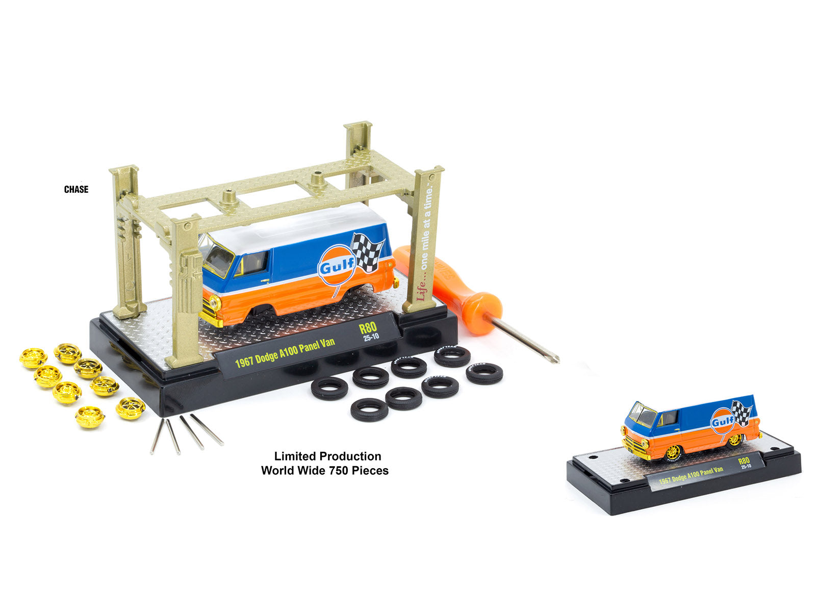 Model Kit 3 piece Car Set Release 80 Limited Edition to 9600 pieces Worldwide 1/64 Diecast Model Cars by M2 Machines - image 3