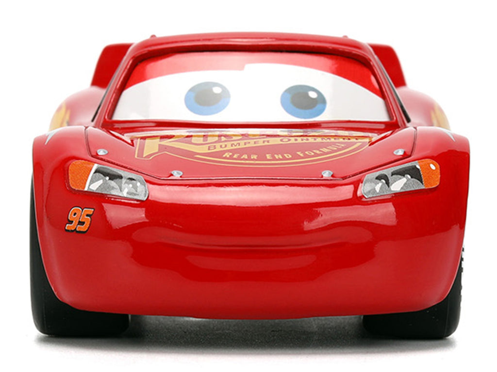 Lightning McQueen #95 Red "Cars" (2006) Movie "Hollywood Rides" Series 1/32 Diecast Model Car by Jada