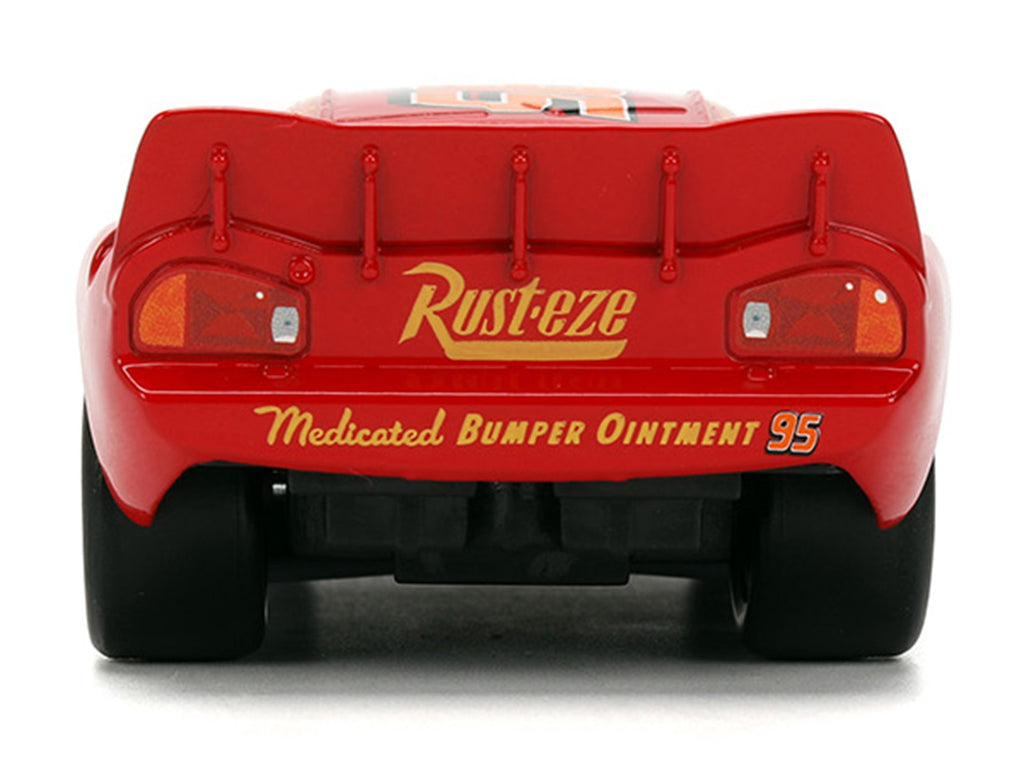 Lightning McQueen #95 Red "Cars" (2006) Movie "Hollywood Rides" Series 1/32 Diecast Model Car by Jada