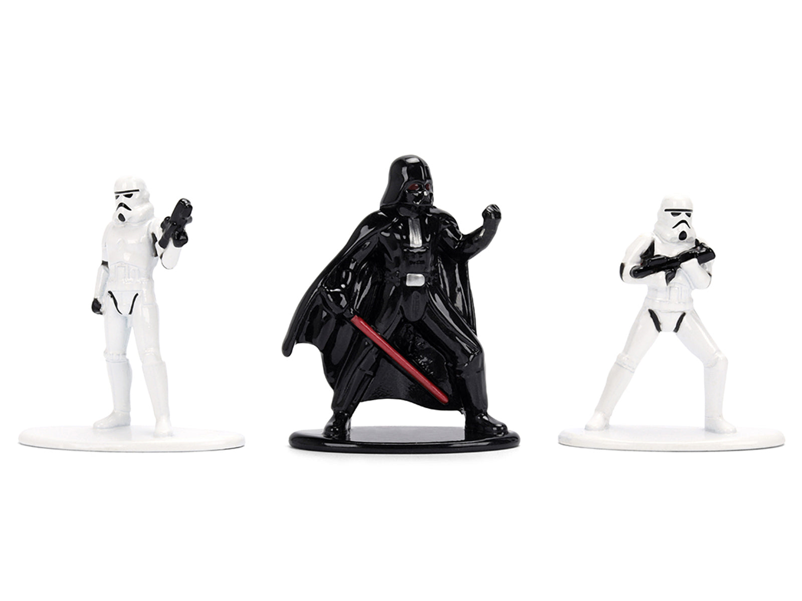 Set of 3 Diecast Figures "Star Wars" Movie Franchise "Nano Metalfigs" Series Diecast Models by Jada - image 2