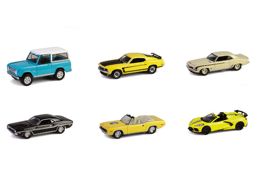 "Barrett-Jackson" Series 15 Set of 6 Cars 1/64 Diecast Model Cars by Greenlight - image 2