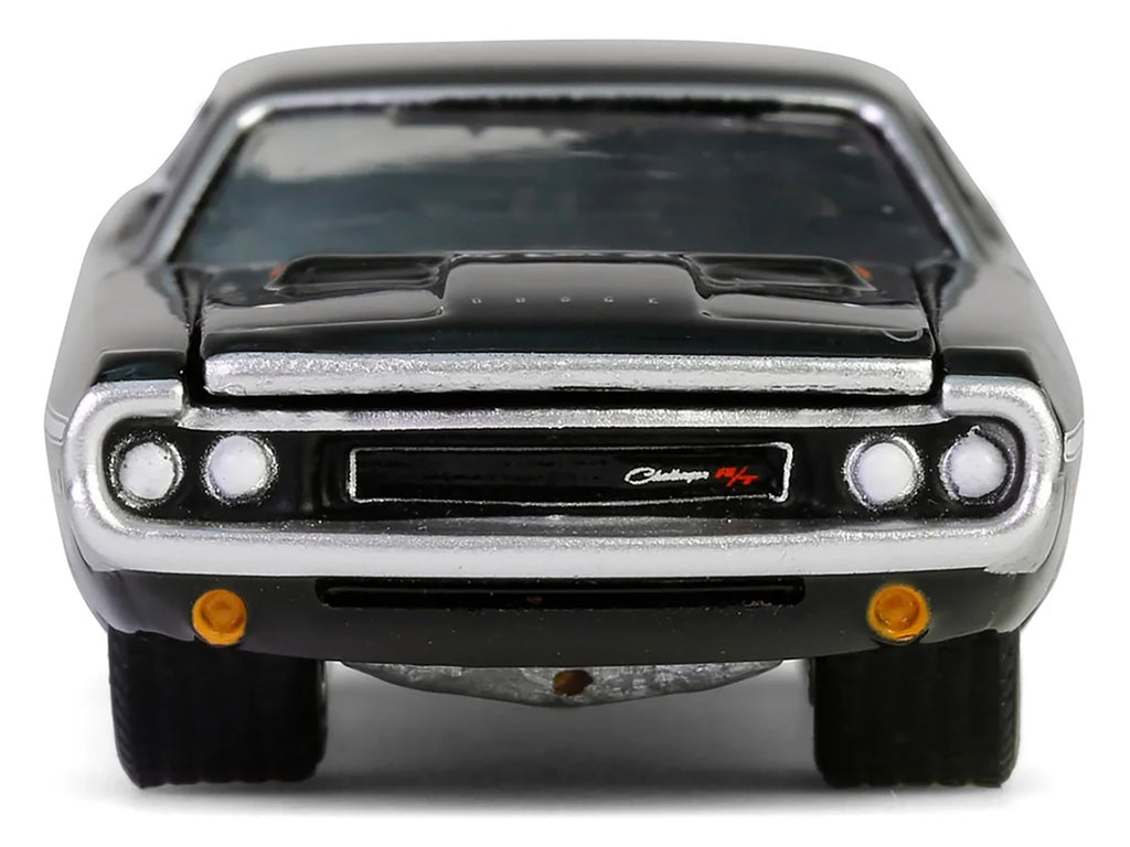 1970 Dodge Challenger R/T 440 Black with White Stripes "Barrett-Jackson" Series 15 1/64 Diecast Model Car by Greenlight - image 5