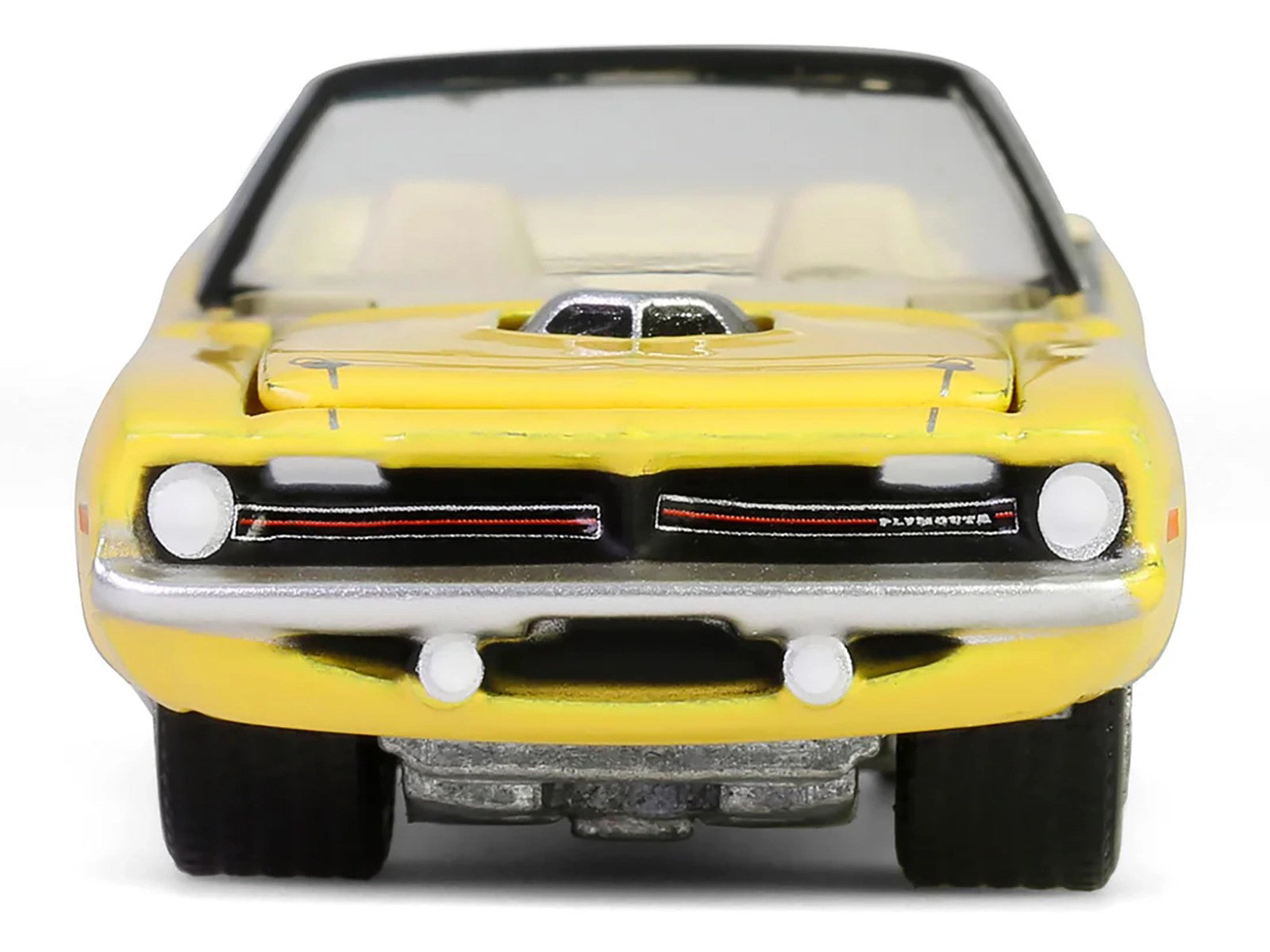 1970 Plymouth 'Cuda Convertible Yellow "Barrett-Jackson" Series 15 1/64 Diecast Model Car by Greenlight - image 5