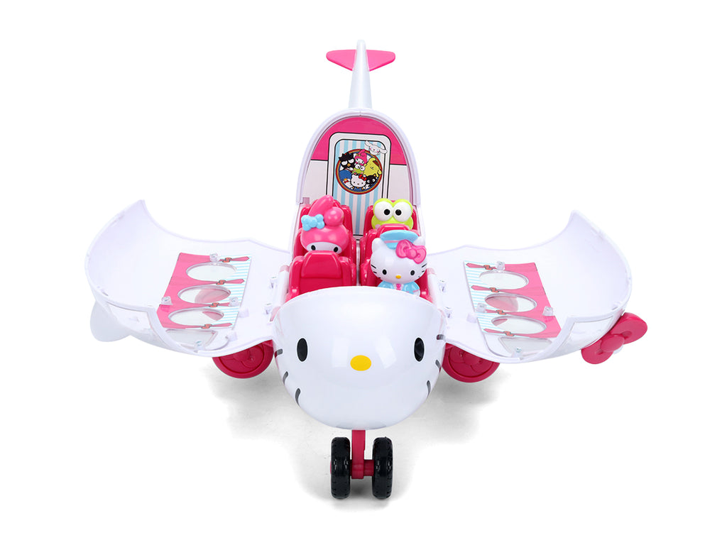 "Hello Kitty and Friends" Airplane Set with 3 Figures Model by Jada