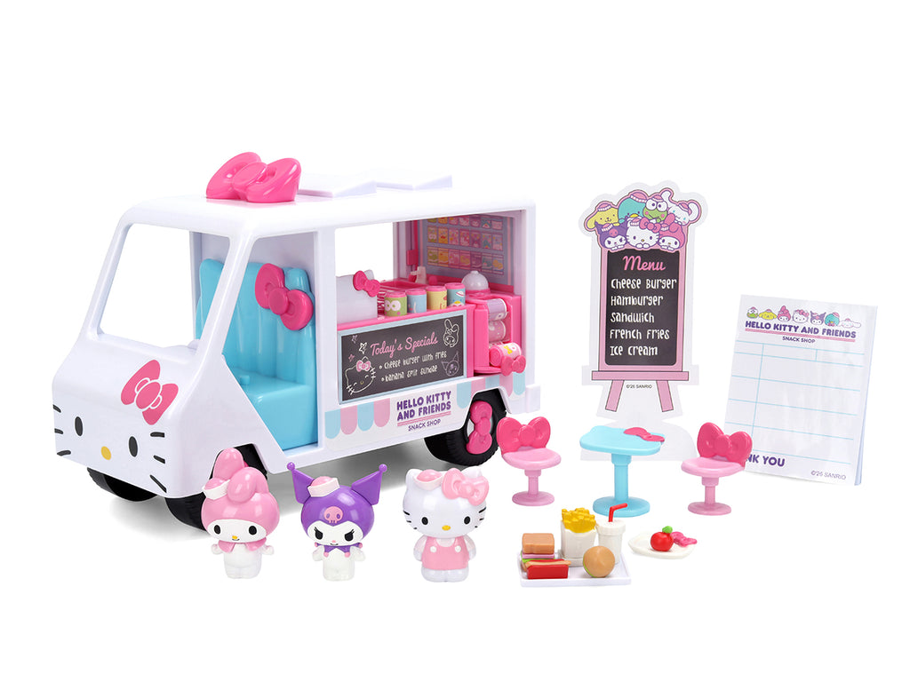 "Hello Kitty and Friends" Food Truck Set with 3 Figures Model by Jada