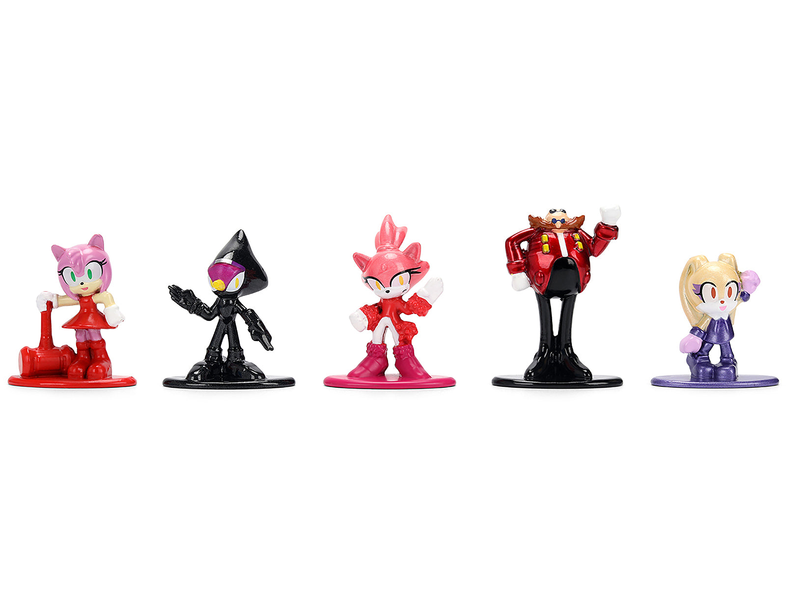 Set of 12 Diecast Figures "Sonic The Hedgehog" Video Games "Nano Metalfigs" Series Diecast Models by Jada - image 4