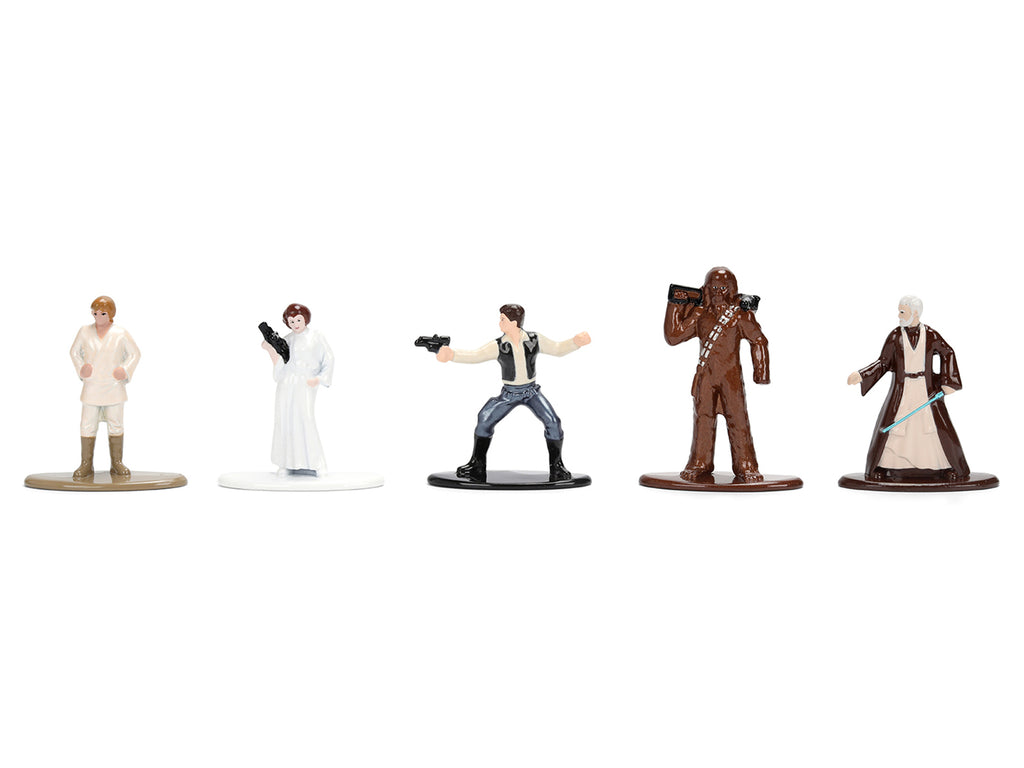 Set of 12 Diecast Figures "Star Wars" Movie Franchise "Nano Metalfigs" Series Diecast Models by Jada - image 3