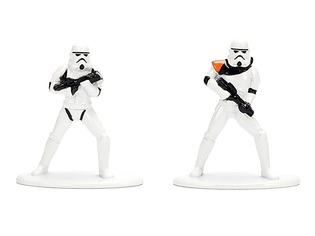 Set of 12 Diecast Figures "Star Wars" Movie Franchise "Nano Metalfigs" Series Diecast Models by Jada - image 5