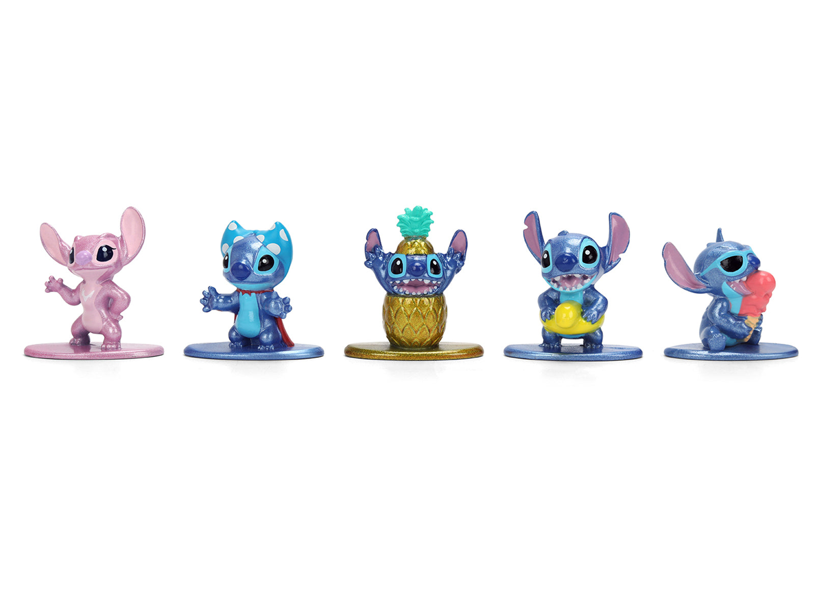 Set of 12 Diecast Figures "Disney's Stitch" Franchise "Nano Metalfigs" Series Diecast models by Jada - image 4