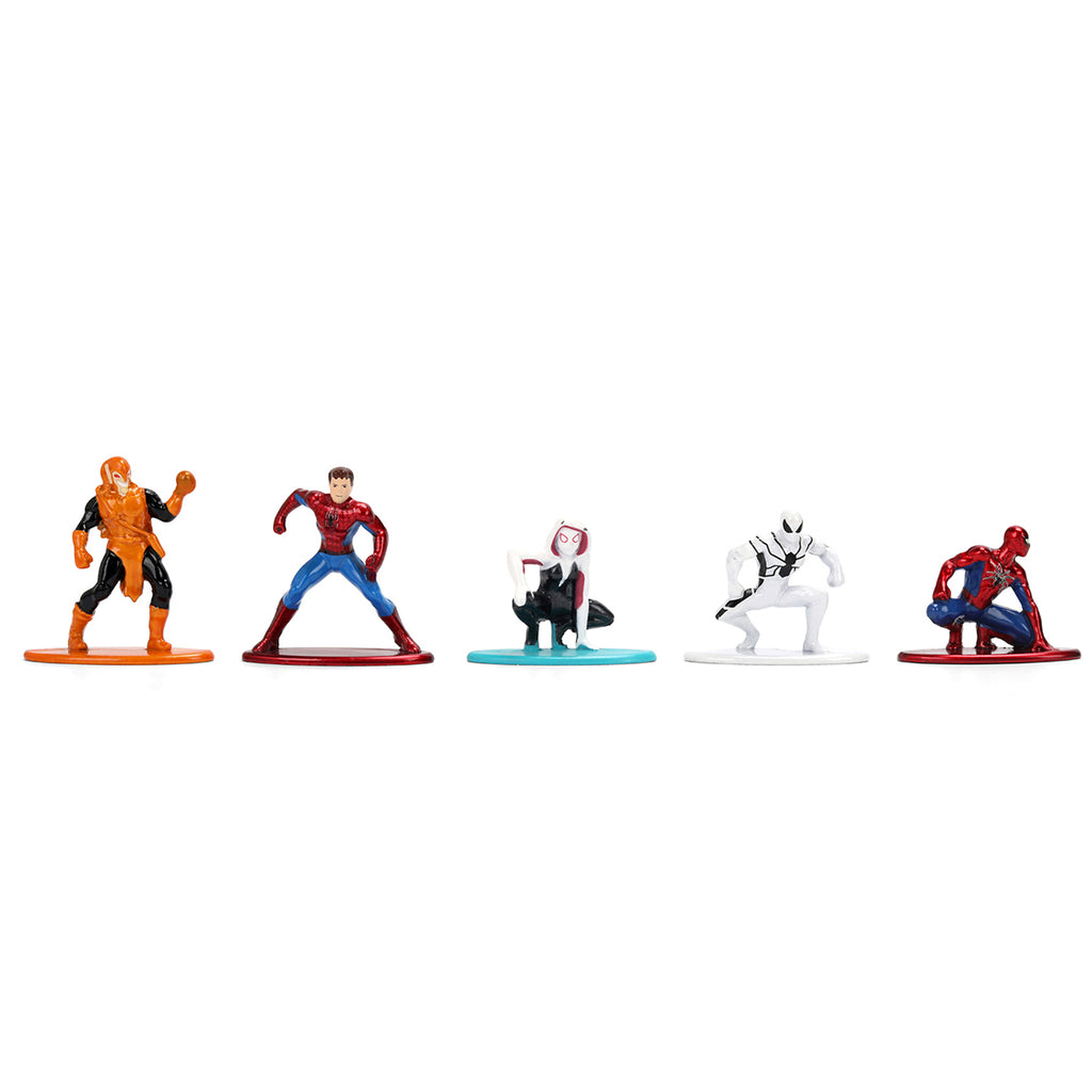 Set of 12 Diecast Figures "Spider-Man" Franchise "Nano Metalfigs" Series Diecast Models  by Jada - image 3