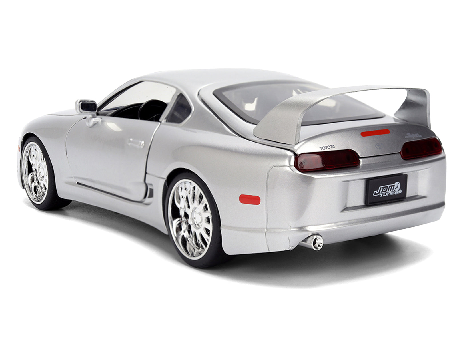 1995 Toyota Supra Silver Metallic "JDM Tuners" Series 1/24 Diecast Model Car by Jada - image 5