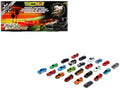 25 Years of Fast & Furious Advent Calendar Set of 24 Nano Cars "Nano Hollywood Rides" Series Diecast Model Cars by Jada