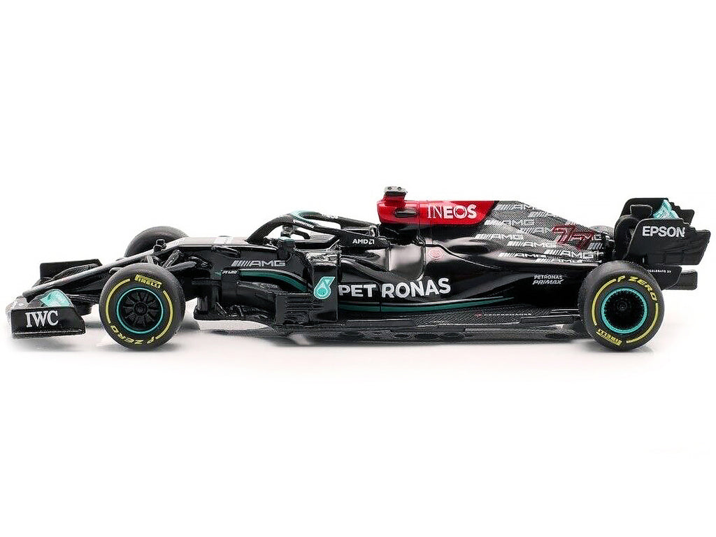 Mercedes-AMG F1 W12 E Performance #77 Valterri Bottas F1 Formula One (2021) 1/43 Diecast Model Car by Bburago - image 2