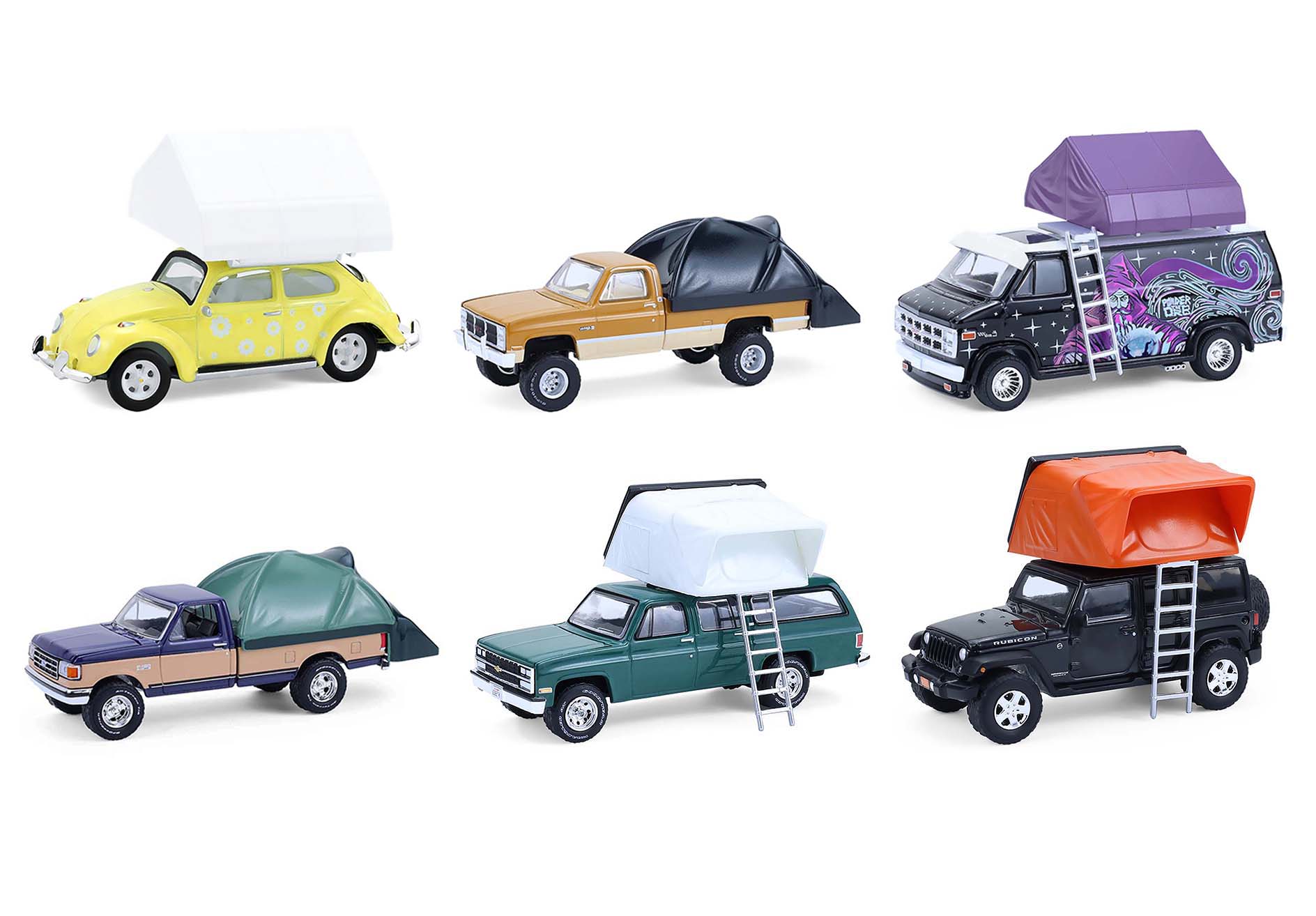 "The Great Outdoors" Series 4 Set of 6 pieces 1/64 Diecast Model Cars by Greenlight - image 2