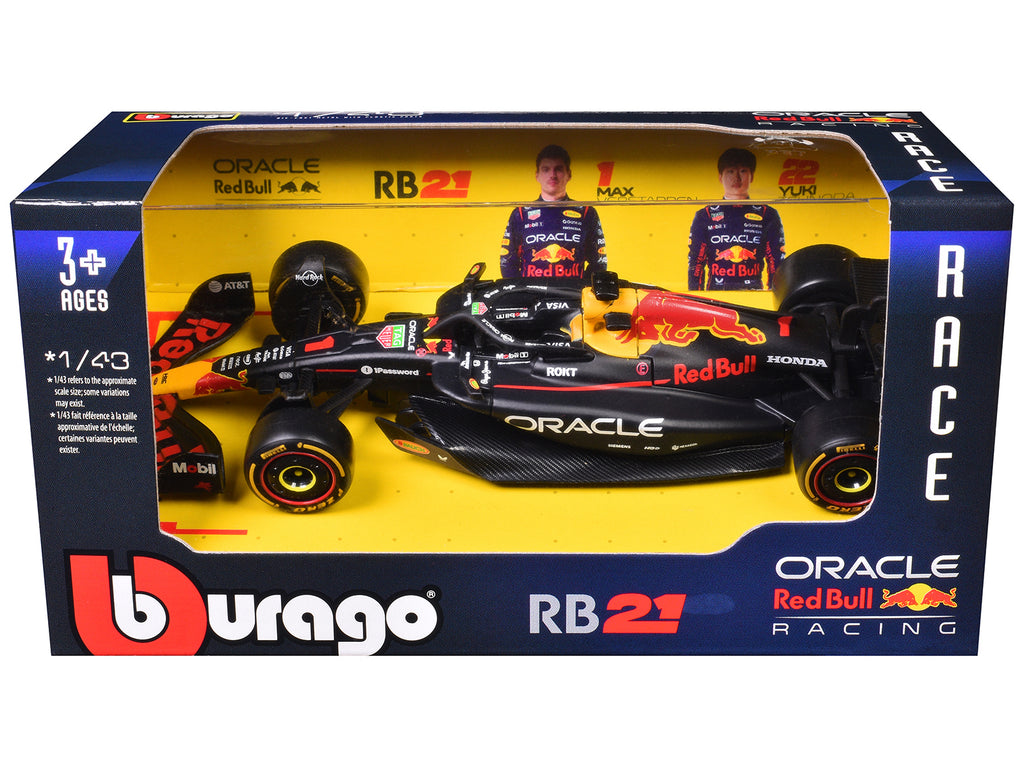Red Bull Racing RB21 #1 Max Verstappen "Oracle" Formula One F1 World Championship (2025) "Race" Series 1/43 Diecast Model Car by Bburago - image 3