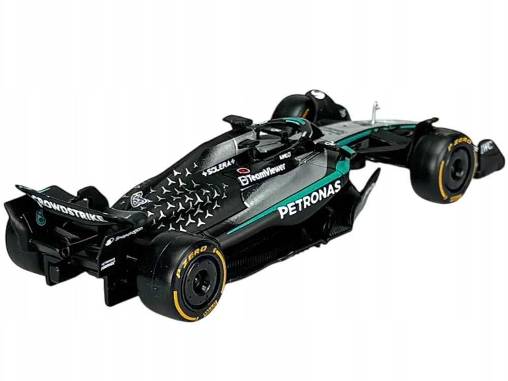 Mercedes-AMG F1 W16 E Performance #63 George Russell "Petronas" Formula One F1 World Championship (2025) "Race" Series 1/43 Diecast Model Car by Bburago - image 4